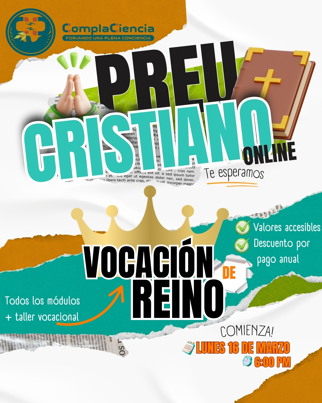 Preu Cristiano Online - vocación de reino